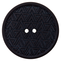 Hanfknopf Schwarz 28mm