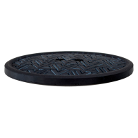 Hanfknopf Schwarz 28mm