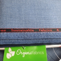 Organic Bambus Leinen-Panamaoptik