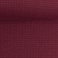 Waffeljersey bordeaux TOPANGEBOT