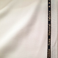 Gabardine Bambus créme Bio