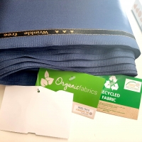 Gabardine Bambus taubenblau