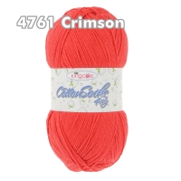King Cole Cotton Socks 4ply 219 Crimson