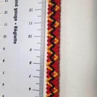 Webborte 9 mm rot gelb schwarz