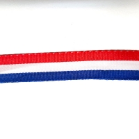 Ripsband Gallonborte Hutband  Tricolore 19mm