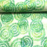 Batik natur grün