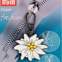 Fashion-Zipper Alpen Edelweiss