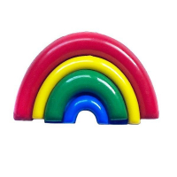 Regenbogen Knopf 18 mm