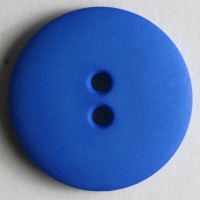 Kunststoffknopf royalblau 18 mm