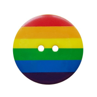 REGENBOGENKNOPF 20 mm