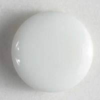 Modeknopf glänzend weiß 13 mm