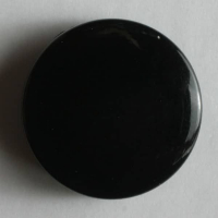 Modeknopf glänzend schwarz 10 mm