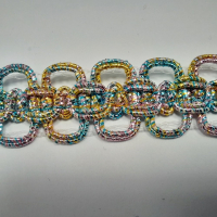 Schlingenborte Regenbogen 16 mm