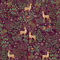Enchanted Christmas  Dasher Red by Makower
