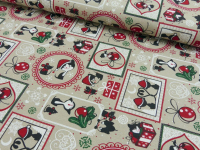 Deko Canvas Druck mit Katzen/Weihnachtsmotive