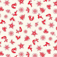 Red Scatter Scandi Christmas