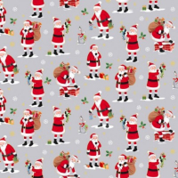 MERRY SANTA GREY by Makower
