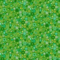 Enchanted Christmas by Makower Forest Green