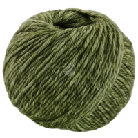 Vintage Chunky Merinowolle moosgrün