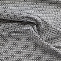 Viskose Stretch schwarz weiss