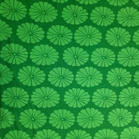 Kaffe Fassett dunkelgrün mit grünen Blumen