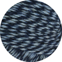 Meilenweit Mouline blau meliert