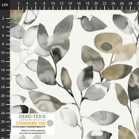Blätter taupe und beige auf natur