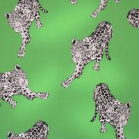 Viskose Grüner Leopard