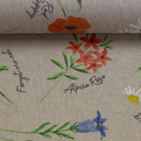 Dekostoff Canvas Wildblumen