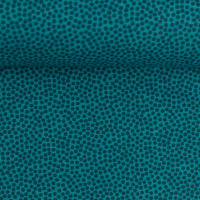 Baumwolle Dotty uni mit Punkten Petroleum