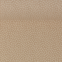 Baumwolle Dotty uni mit Punkten beige