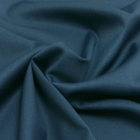 Gabardine  Trevira Wolle jeansblau