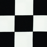 Jersey Jecke schwarz weiss Karo