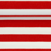 Jersey Jecke rot weiss Streifen