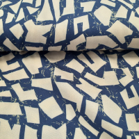 Light&Lush Blau natur mit grafischem Muster