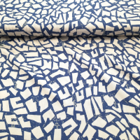 Light&Lush Blau natur mit grafischem Muster